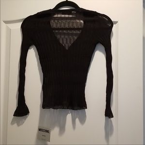 Moschino knit sweater cardigan New *Authentic!